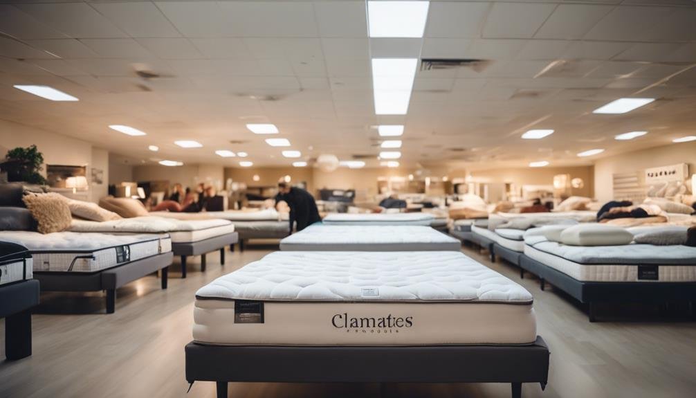 try out mattresses in store